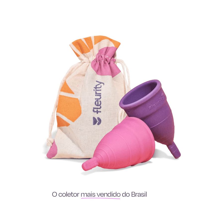 Coletor-Menstrual-Fleurity-Tipo-1-Com-2-Unidades