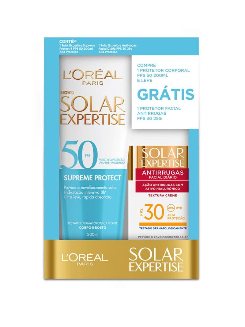 Protetor-Solar-Loreal-200ml-Fps50-25gr-Fps30-Especial