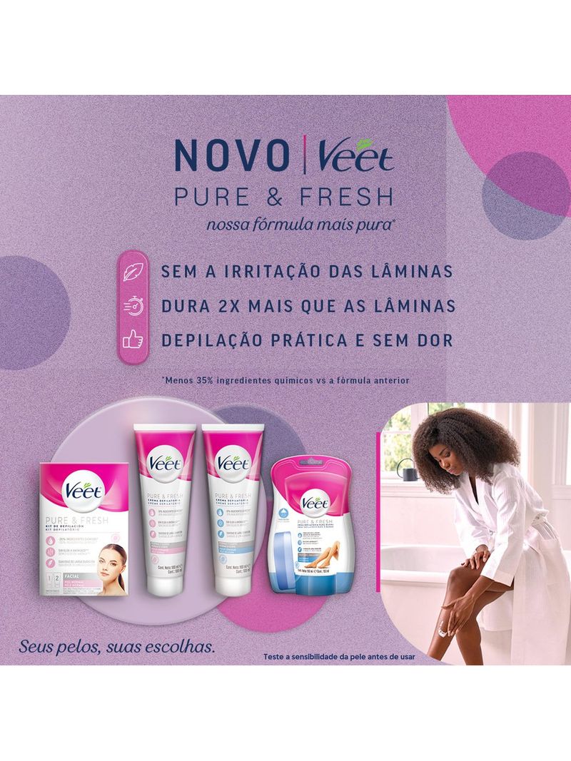 Creme-Depilatorio-Veet-Para-Banho-Pure-<->-<->-Fresh-150ml-Peles--Delicadas