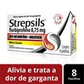 Pastilhas Para Garganta Strepsils Sabor Mel E Limão - Caixa 8 Pastilhas