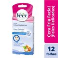 Cera Fria Facial Veet Peles Delicadas - 12 Folhas