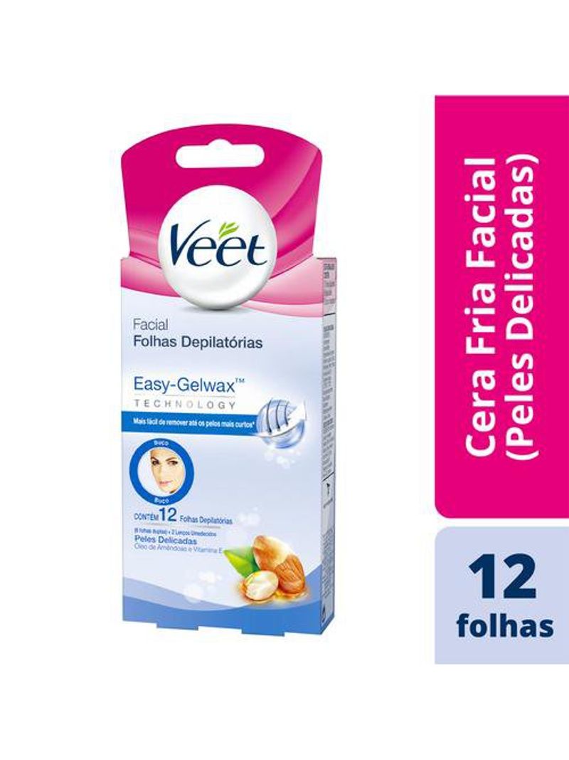 Cera-Fria-Facial-Veet-Peles-Delicadas---12-Folhas