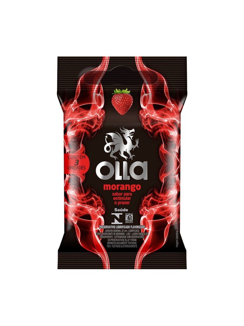 Preservativo-Camisinha-Olla-Sabor-Morango---3-Unidades