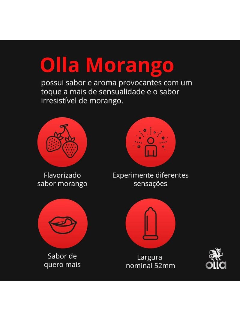 Preservativo-Camisinha-Olla-Sabor-Morango---3-Unidades