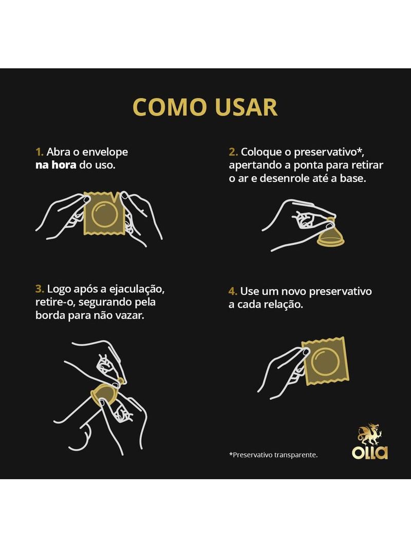 Preservativo-Camisinha-Olla-Lubrificado---Leve-8-Pague-6-Unidades