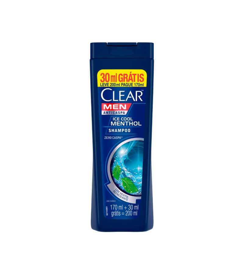 Shampoo-Clear-Men-Leve-200-Pague-170ml-Ice-Cool-Menth-Especial