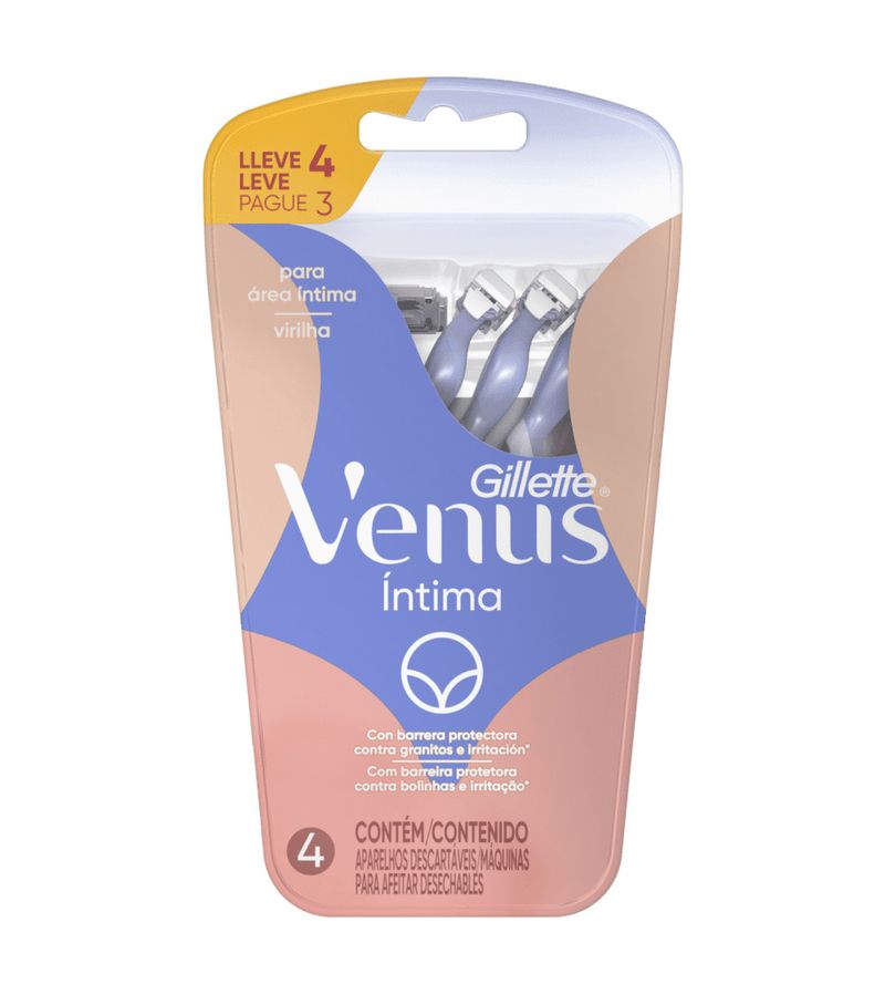 Aparelho-Gillette-Depilatorio-Venus-Intima-Descartavel-Leve-4-Pague-3--Especial