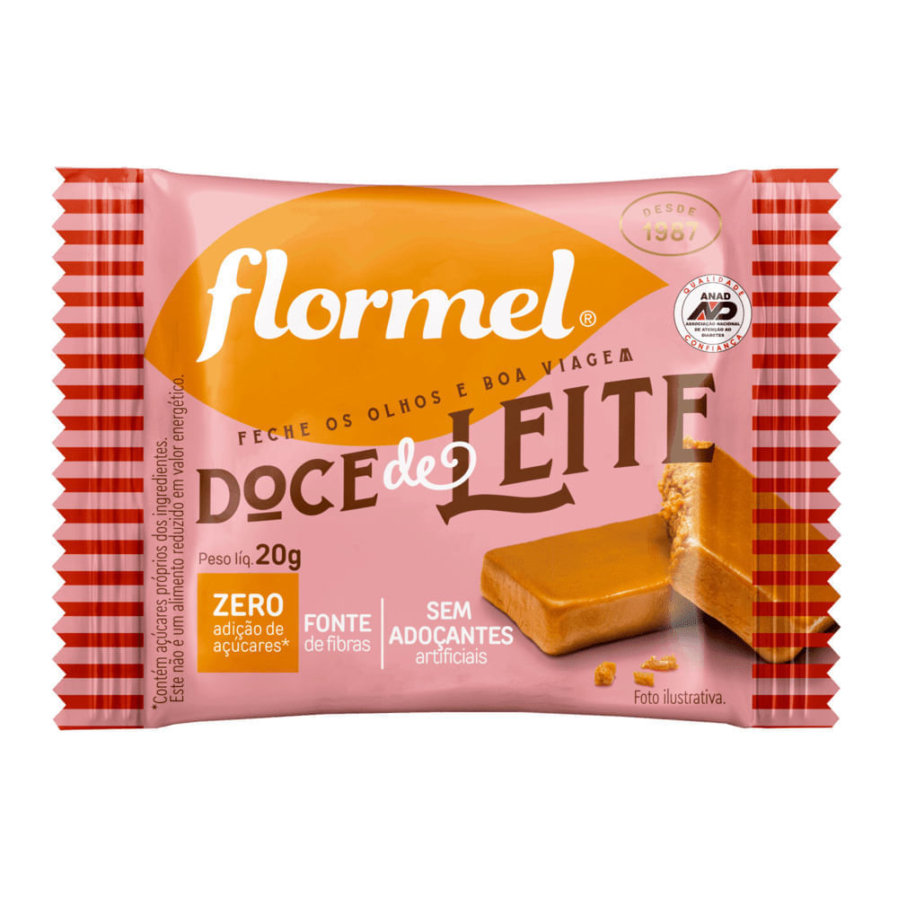 FLORMEL DOCE DE LEITE 20GR - Preço Popular