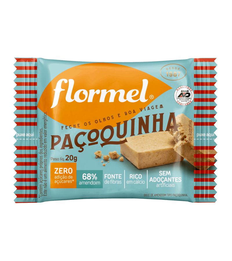 Flormel Pacoquinha 20gr - Preço Popular