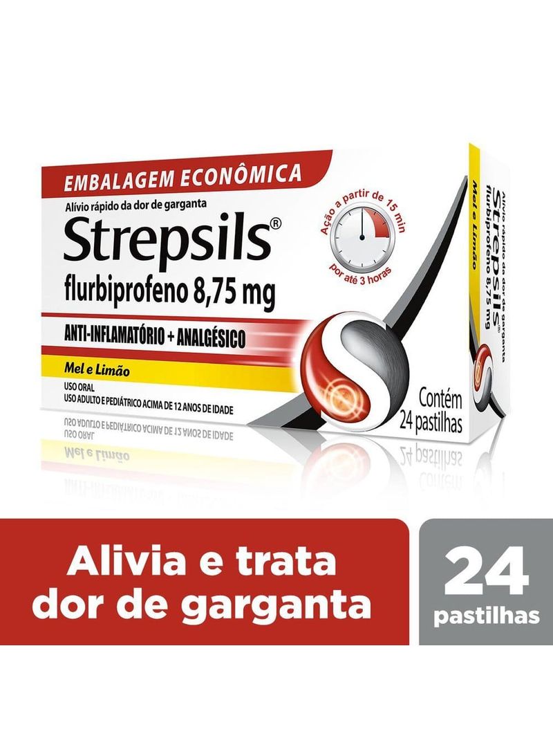 Pastilhas-Para-Garganta-Strepsils-Sabor-Mel-E-Limao---Caixa-24-Pastilhas