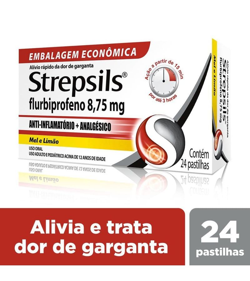 Pastilhas-Para-Garganta-Strepsils-Sabor-Mel-E-Limao---Caixa-24-Pastilhas