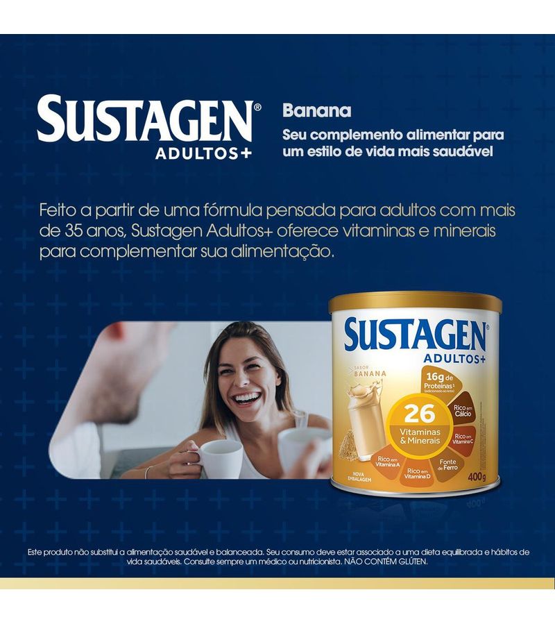 Complemento-Alimentar-Sustagen-Adultos--Sabor-Banana---Lata-400g