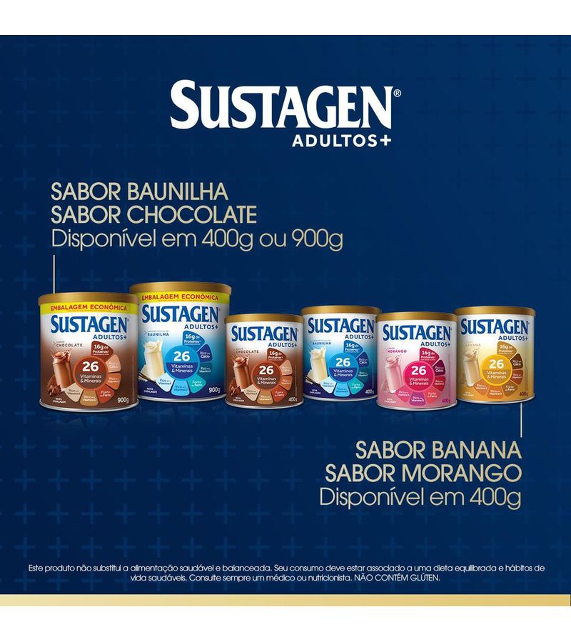 Complemento-Alimentar-Sustagen-Adultos--Sabor-Banana---Lata-400g