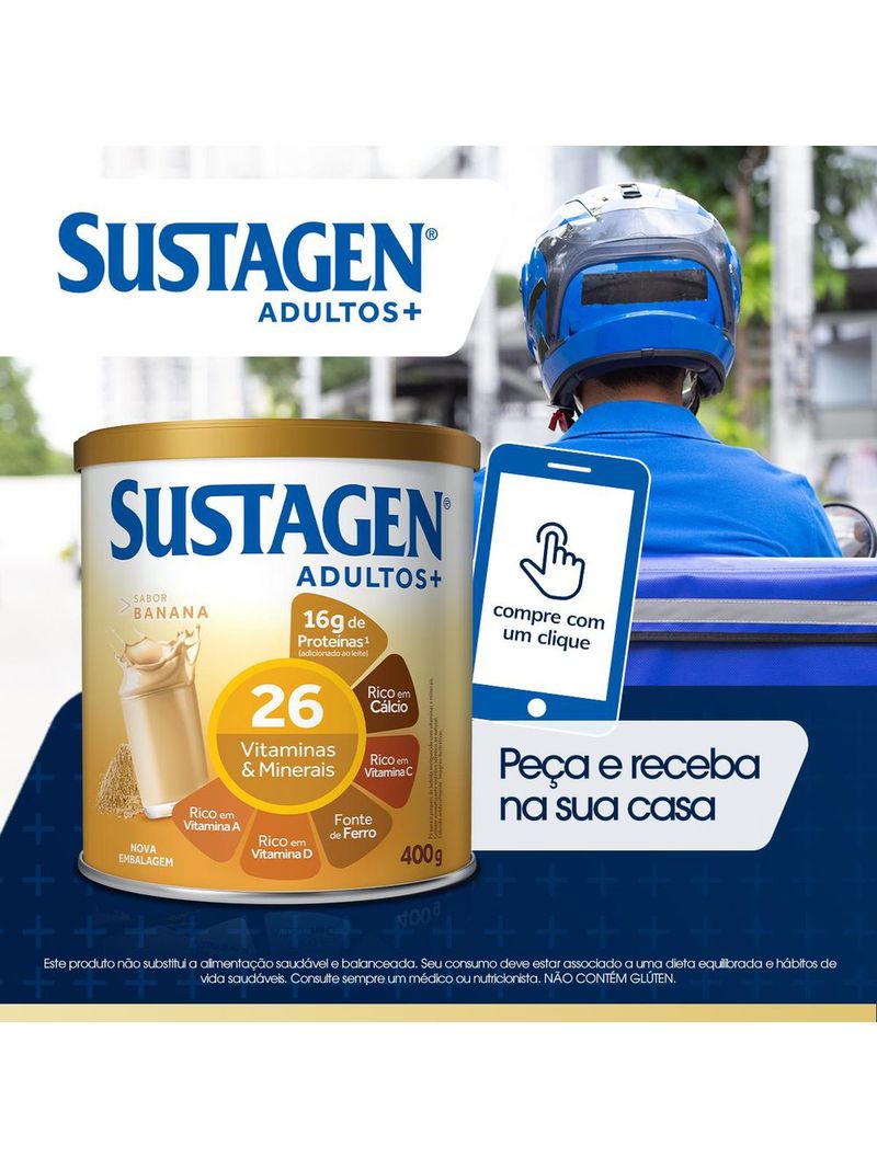 Complemento-Alimentar-Sustagen-Adultos--Sabor-Banana---Lata-400g