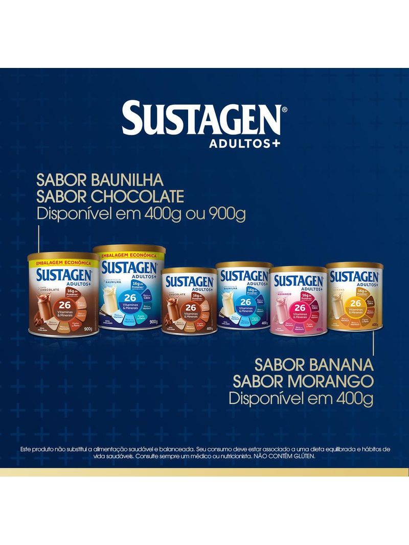 Complemento-Alimentar-Sustagen-Adultos--Sabor-Baunilha---Lata-400g