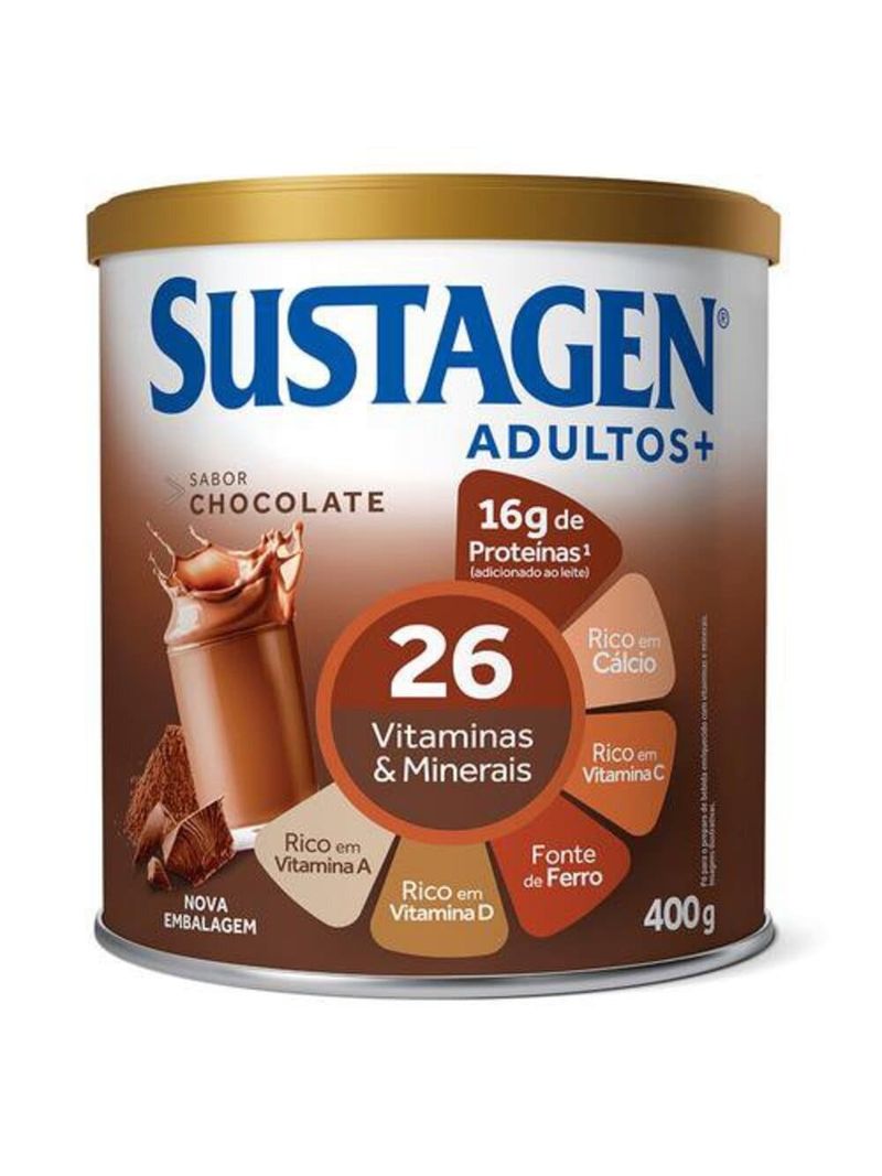 Complemento-Alimentar-Sustagen-Adultos--Sabor-Chocolate---Lata-400g
