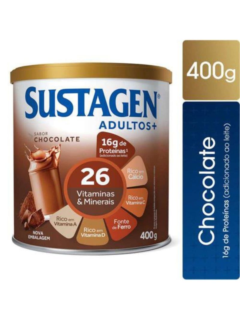 Complemento-Alimentar-Sustagen-Adultos--Sabor-Chocolate---Lata-400g