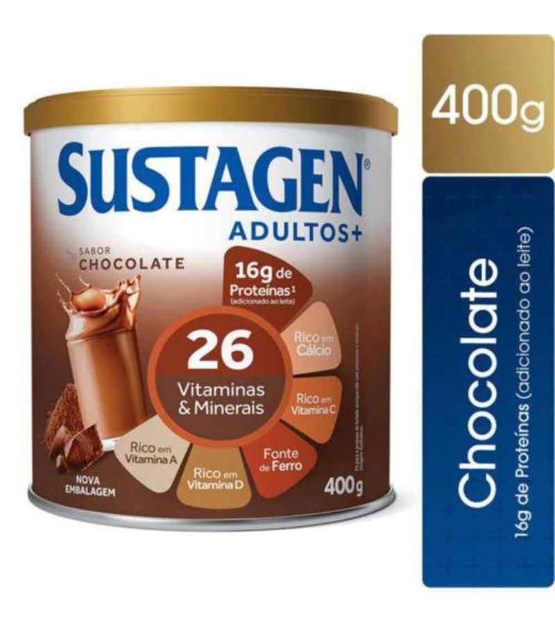 Complemento-Alimentar-Sustagen-Adultos--Sabor-Chocolate---Lata-400g