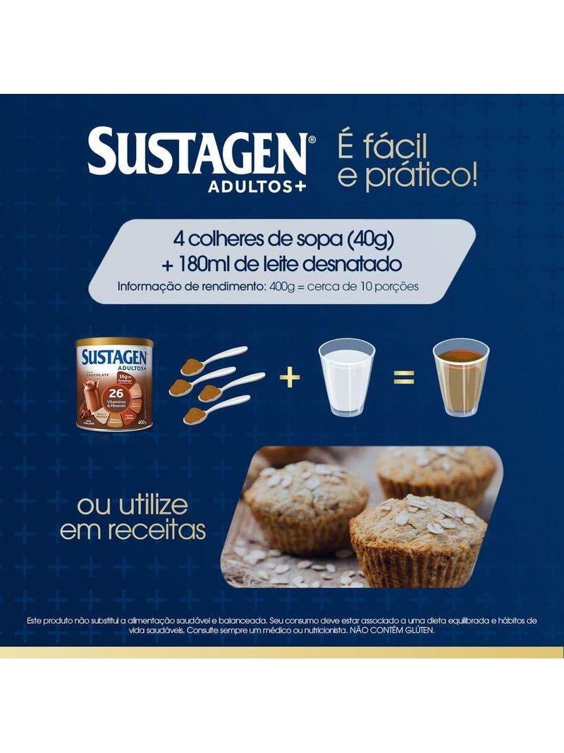 Complemento-Alimentar-Sustagen-Adultos--Sabor-Chocolate---Lata-400g