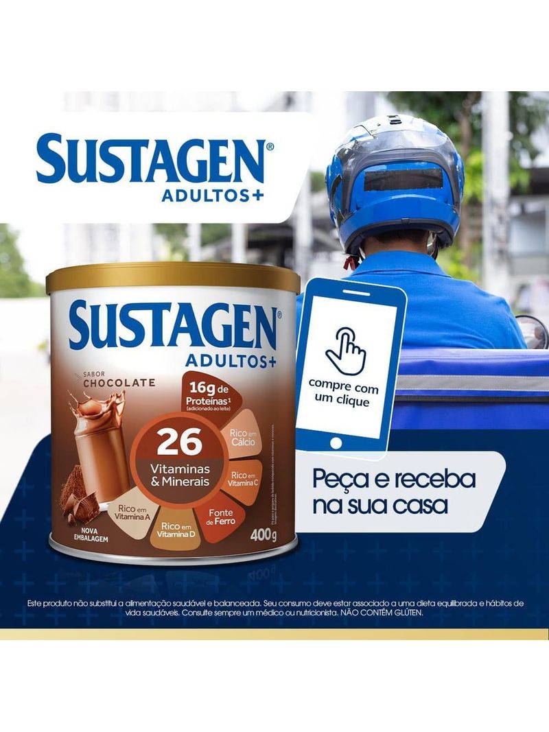 Complemento-Alimentar-Sustagen-Adultos--Sabor-Chocolate---Lata-400g