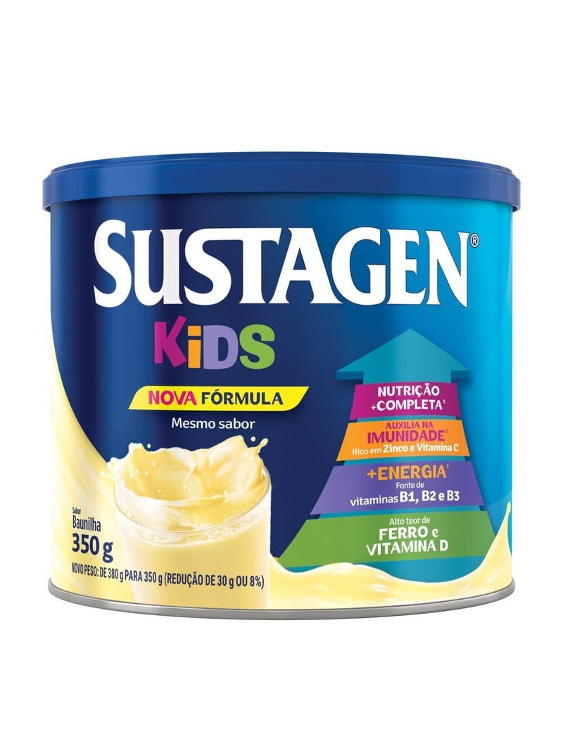 Complemento-Alimentar-Sustagen-Kids-Sabor-Baunilha---Lata-380g