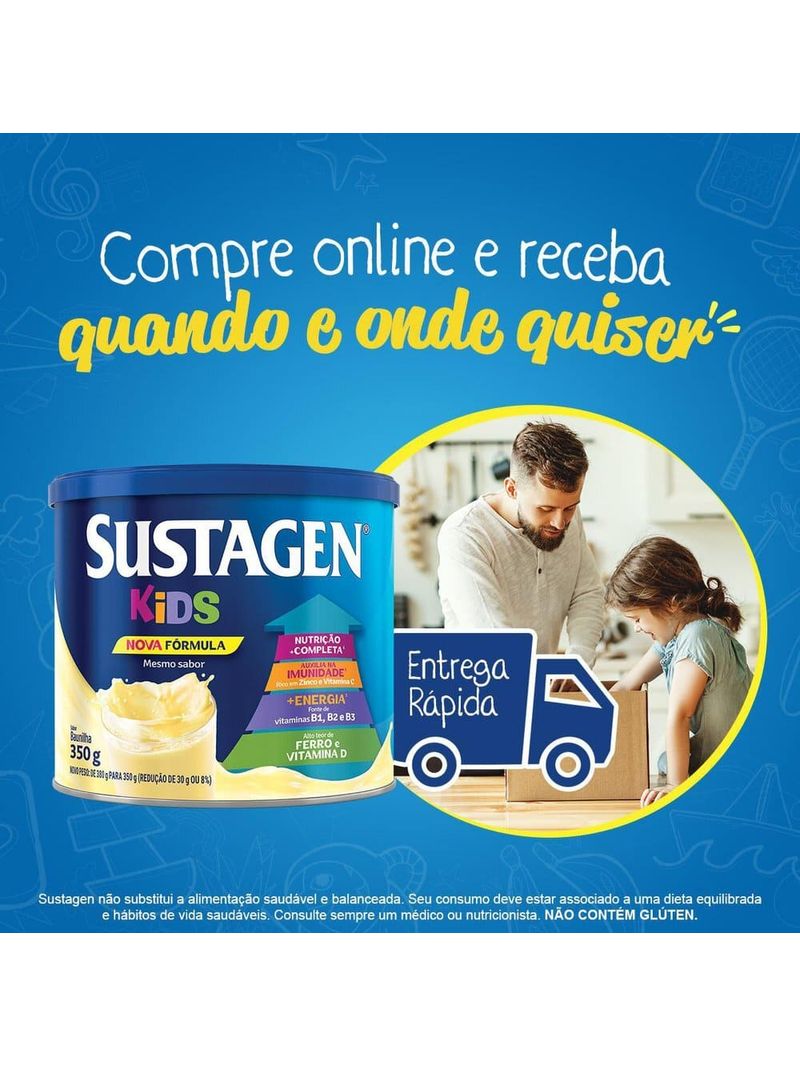 Complemento-Alimentar-Sustagen-Kids-Sabor-Baunilha---Lata-380g