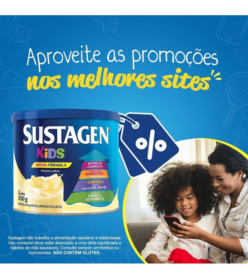 Complemento-Alimentar-Sustagen-Kids-Sabor-Baunilha---Lata-380g