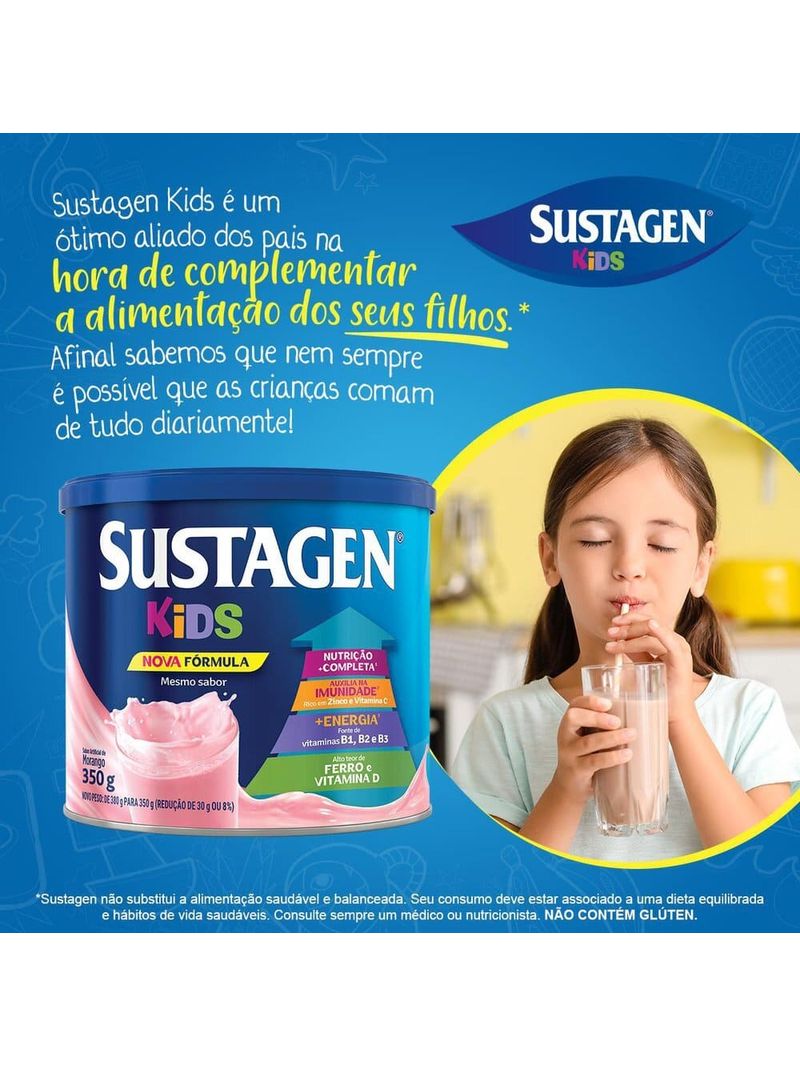 Complemento-Alimentar-Sustagen-Kids-Sabor-Morango---Lata-380g