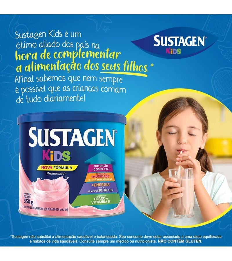 Complemento-Alimentar-Sustagen-Kids-Sabor-Morango---Lata-380g