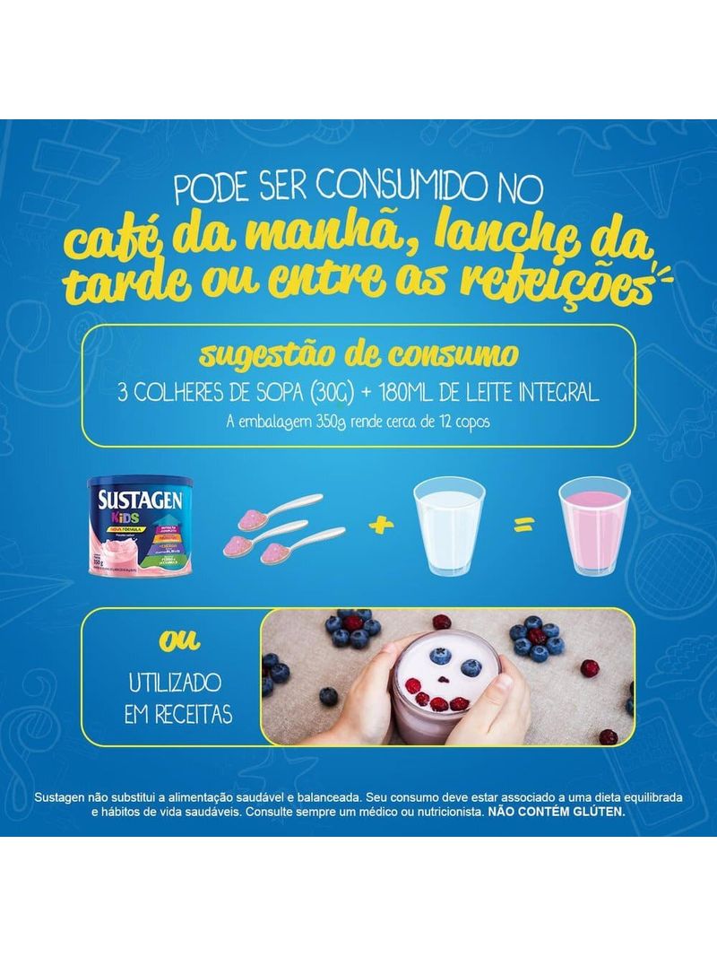 Complemento-Alimentar-Sustagen-Kids-Sabor-Morango---Lata-380g