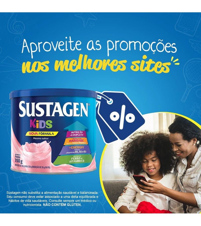 Complemento-Alimentar-Sustagen-Kids-Sabor-Morango---Lata-380g