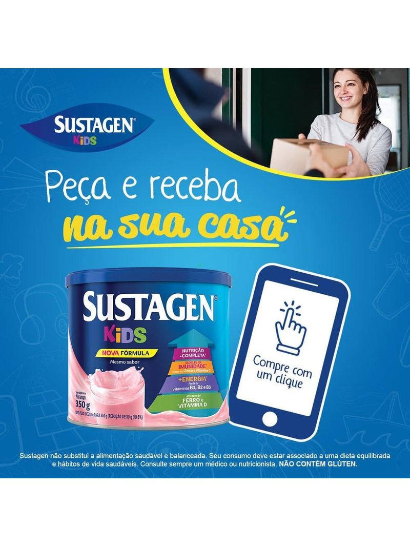 Complemento-Alimentar-Sustagen-Kids-Sabor-Morango---Lata-380g
