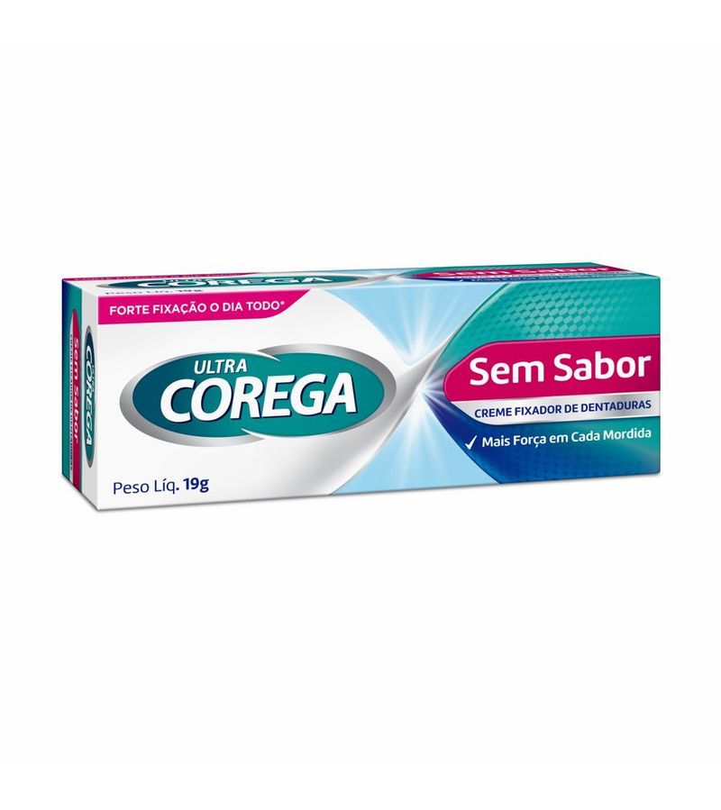 Ultra-Corega-Creme-Fixador-De-Dentadura-Com-Bico-De-Precisao-Sem-Sabor--19-20g