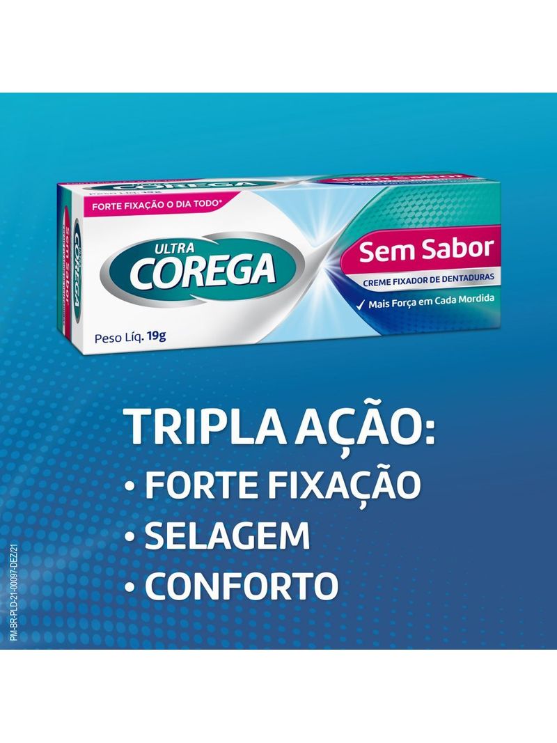 Ultra-Corega-Creme-Fixador-De-Dentadura-Com-Bico-De-Precisao-Sem-Sabor--19-20g
