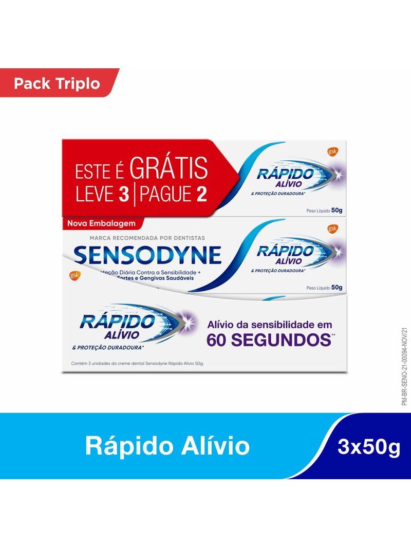 Sensodyne-Rapido-Alivio---Kit-De-Creme-Dental-Alivio-Para-Dentes--Sensiveis-Com-3-Unidades-De-50g
