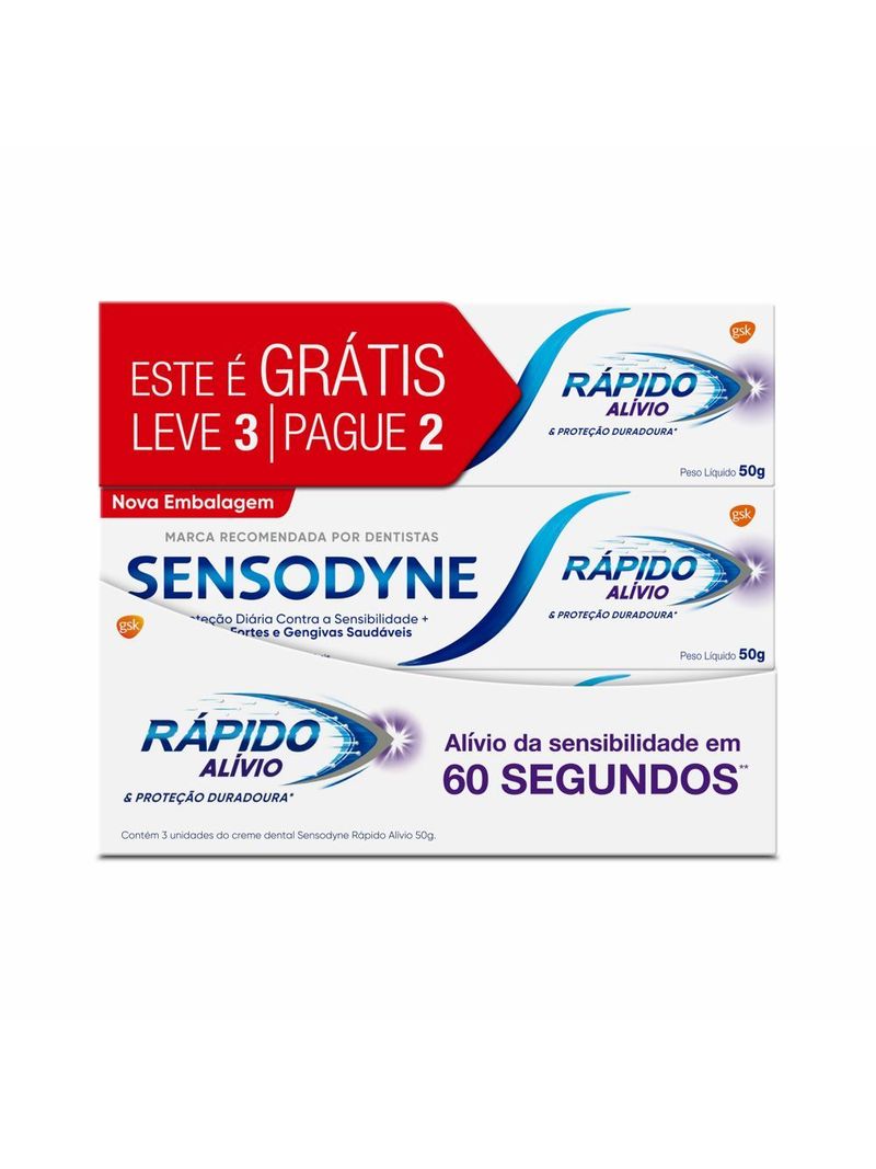 Sensodyne-Rapido-Alivio---Kit-De-Creme-Dental-Alivio-Para-Dentes--Sensiveis-Com-3-Unidades-De-50g
