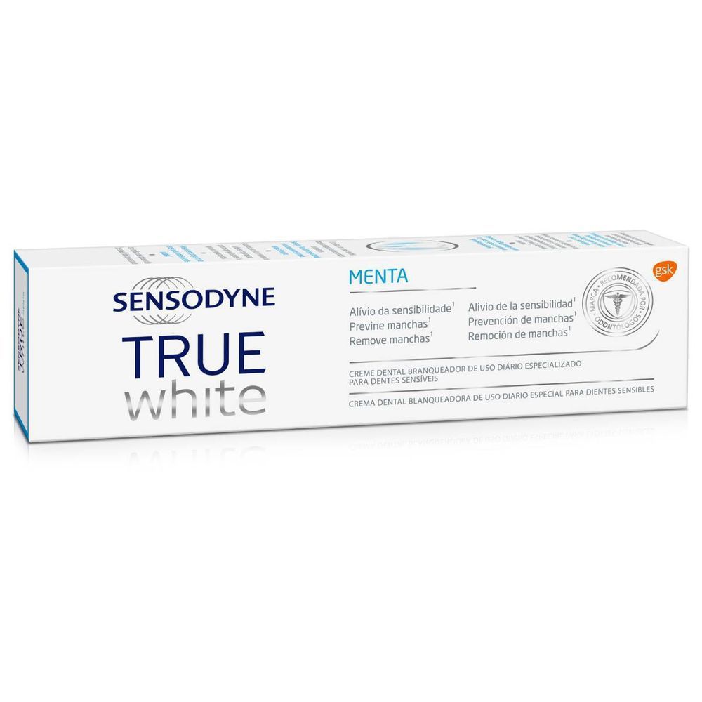 SENSODYNE TRUE WHITE PASTA DE DENTE BRANQUEADORA PARA DENTES