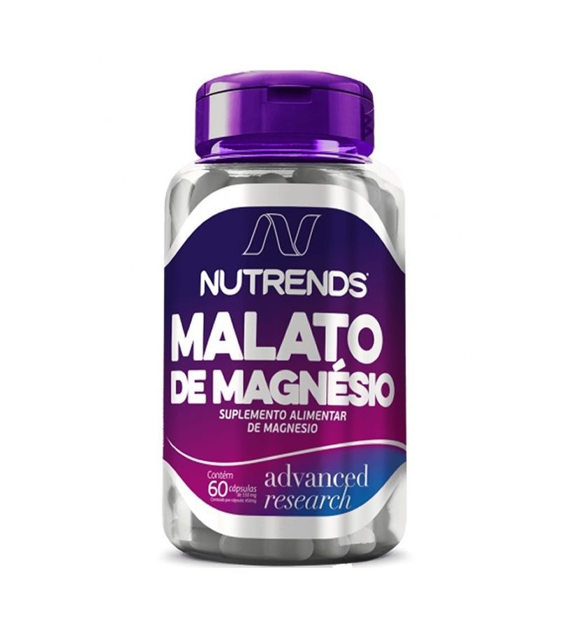 Malato-De-Magnesio-Nutrends-550mg-Com-60-Capsulas