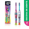 Escova Dental Gum Trolls World Com 2 +3anos