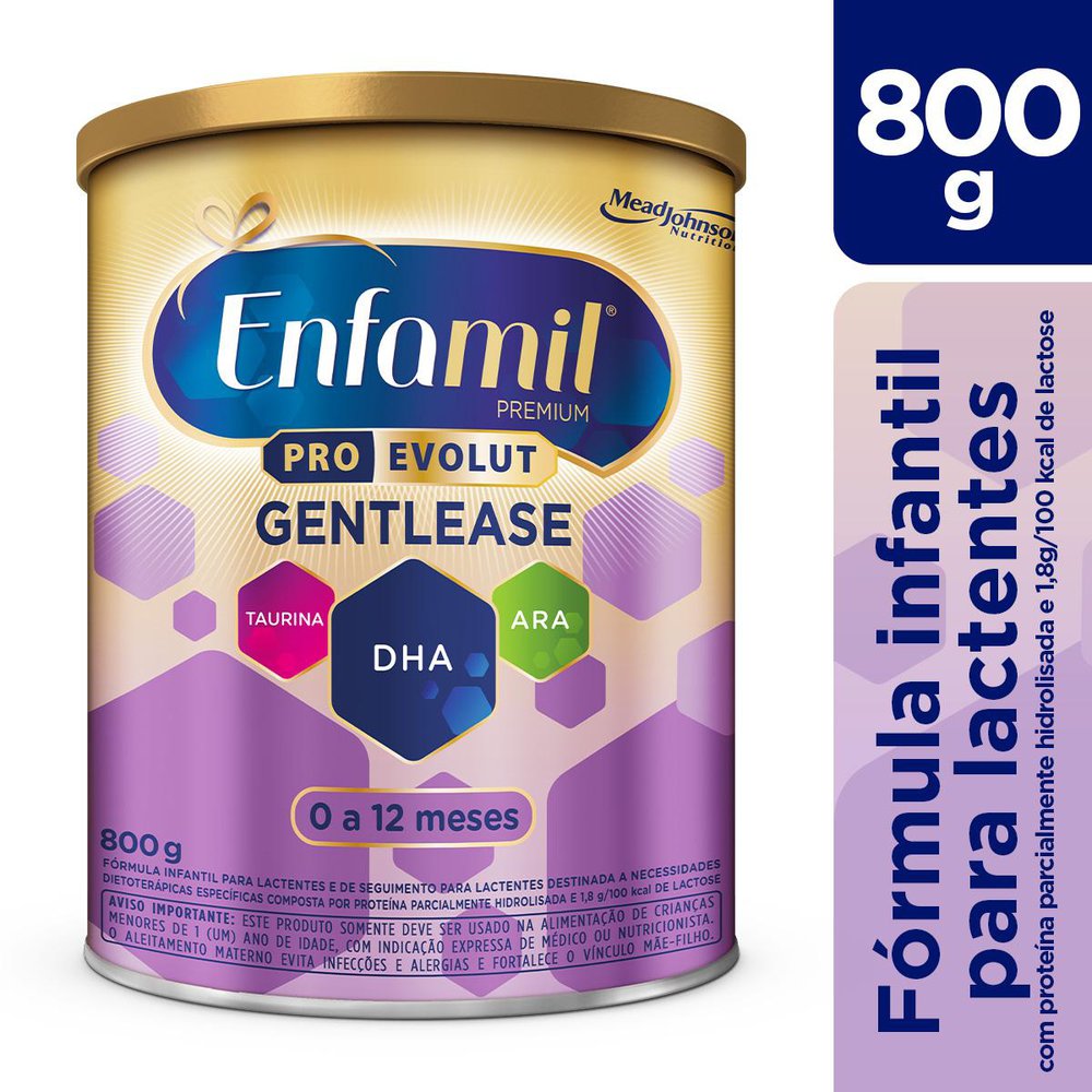 FORMULA INFANTIL ENFAMIL GENTLEASE PREMIUM - LATA 800G - Preço Popular