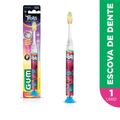 Escova Dental Gum Trolls World Com 1 +3anos Luz Led 202