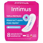 Absorvente-Intimus-Tripla-Protecao-Sem-Abas-Suave-8-Unidades