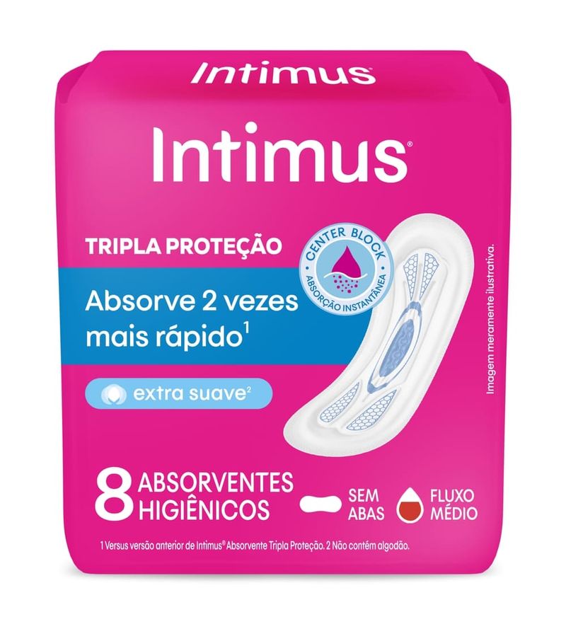 Absorvente-Intimus-Tripla-Protecao-Sem-Abas-Suave-8-Unidades