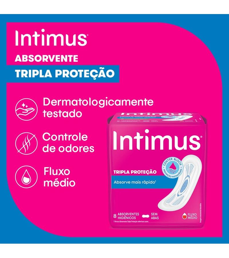 Absorvente-Intimus-Tripla-Protecao-Sem-Abas-Suave-8-Unidades