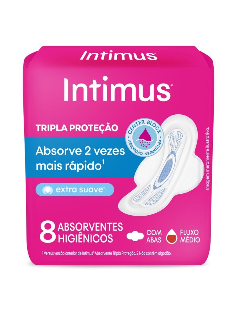 Absorvente-Intimus-Tripla-Protecao-Com-Abas-Suave-8-Unidades