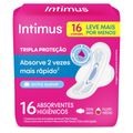 Absorvente Intimus Tripla Protecao Com Abas Suave Leve 16 Pague 14