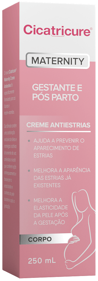 CREME CORPORAL ANTIESTRIAS PARA GESTANTE E POS PARTO CICATRICURE ...