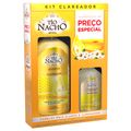 Shampoo 415ml E Condicionador 200ml Antiqueda Clareador Geleia Real E  Camomila Tio Nacho