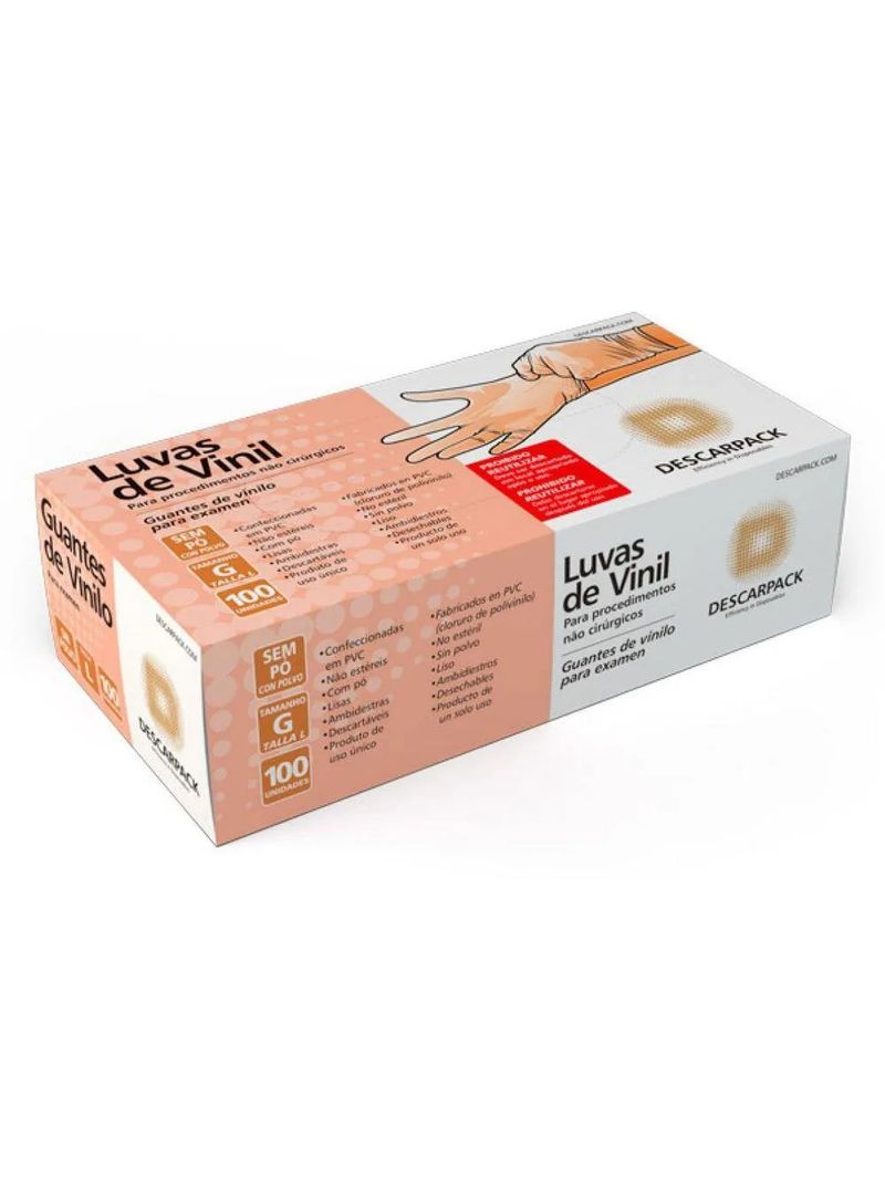 Luva-Descarpack-Vinil-G-Com-100-Unidades-Sem-Talco