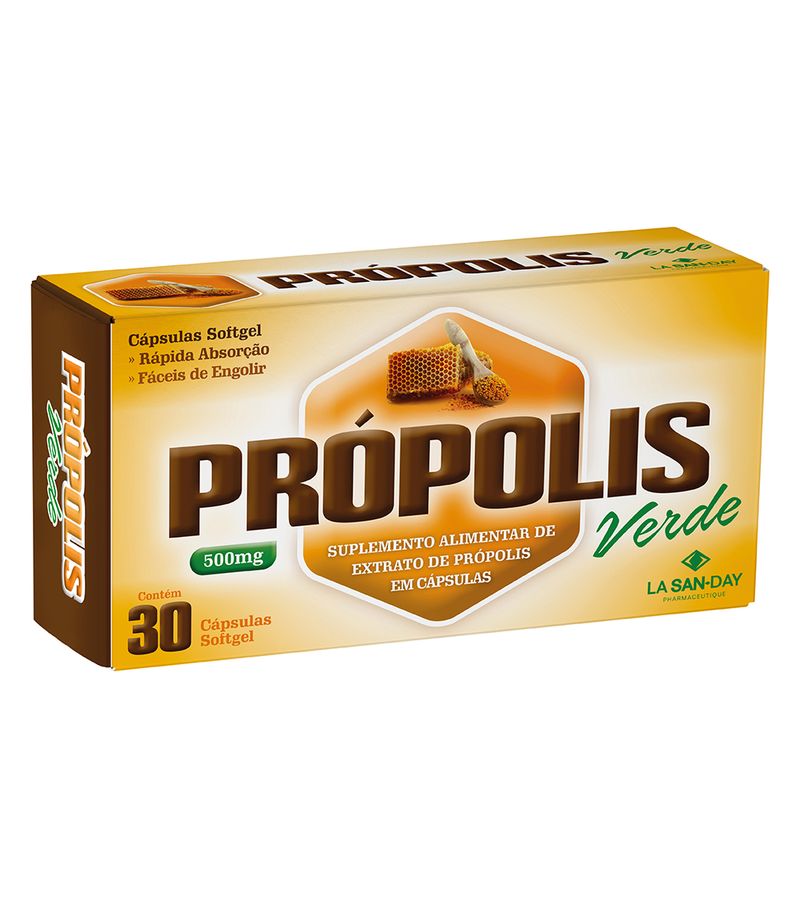 Propolis-Verde-Lasanday-Com-30-Capsulas-500mg